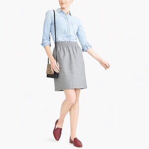 J. CREW Wool Blend Sidewalk Skirt